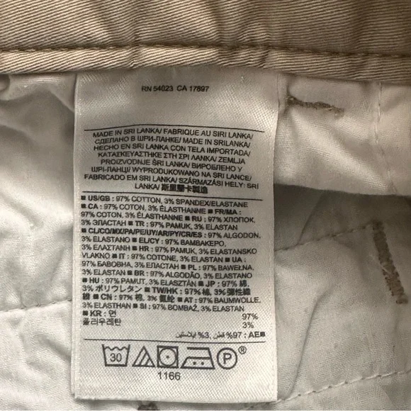 Banana Republic Tan City Chino Shorts Women’s Size 4 - Picture 5 of 6